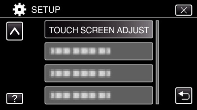 C4B5 TOUCH SCREEN ADJUST